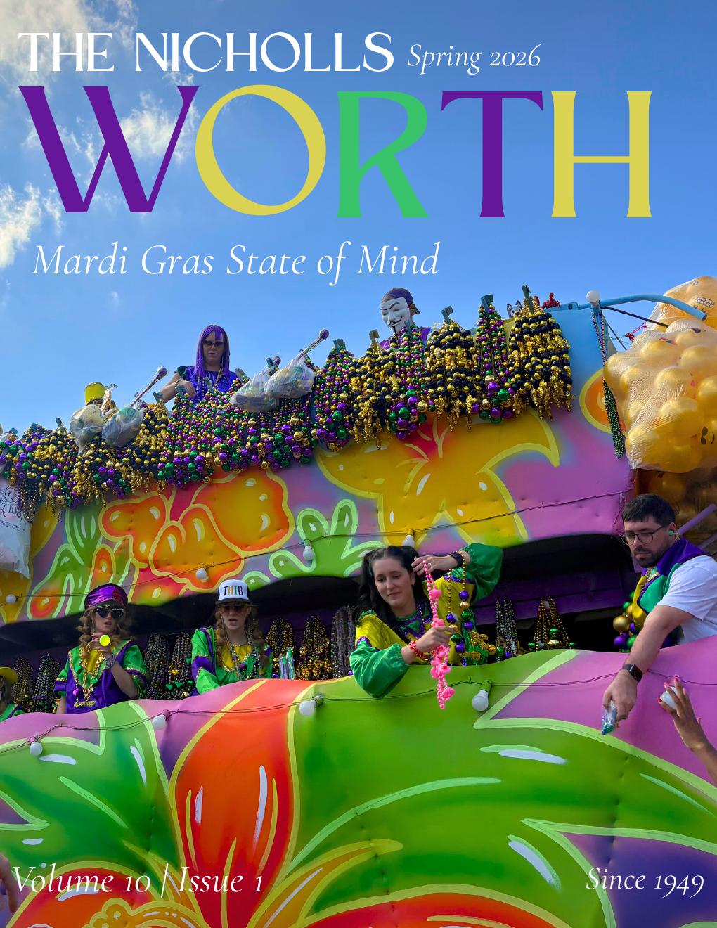 Mardi Gras issue cover
